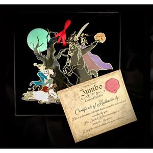 *NEW LE 40!*Ichabod Crane & Headless Horseman: Magically Horrific JUMBO Pin